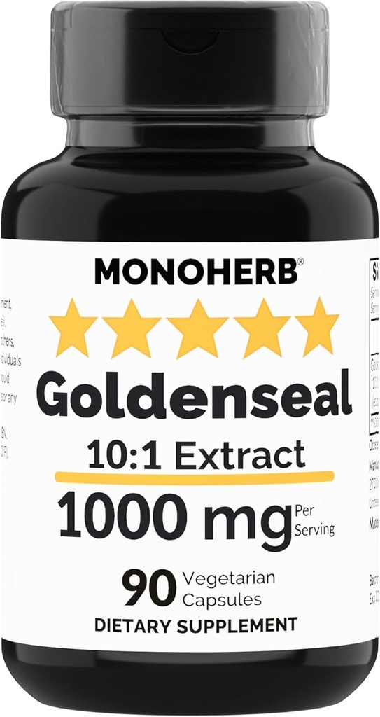 MONOHERB Extrait de sérum d'or 1000 mg - 90 capsules végétariennes