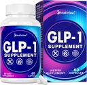 Supplément GLP-1, avec naturellement supplément GLP1 probiotique pour les femmes et les hommes, houblon et extrait de thé vert, supplément GLP 1 pour Gut, énergie, GLP-1 et santé globale - 60 capsules