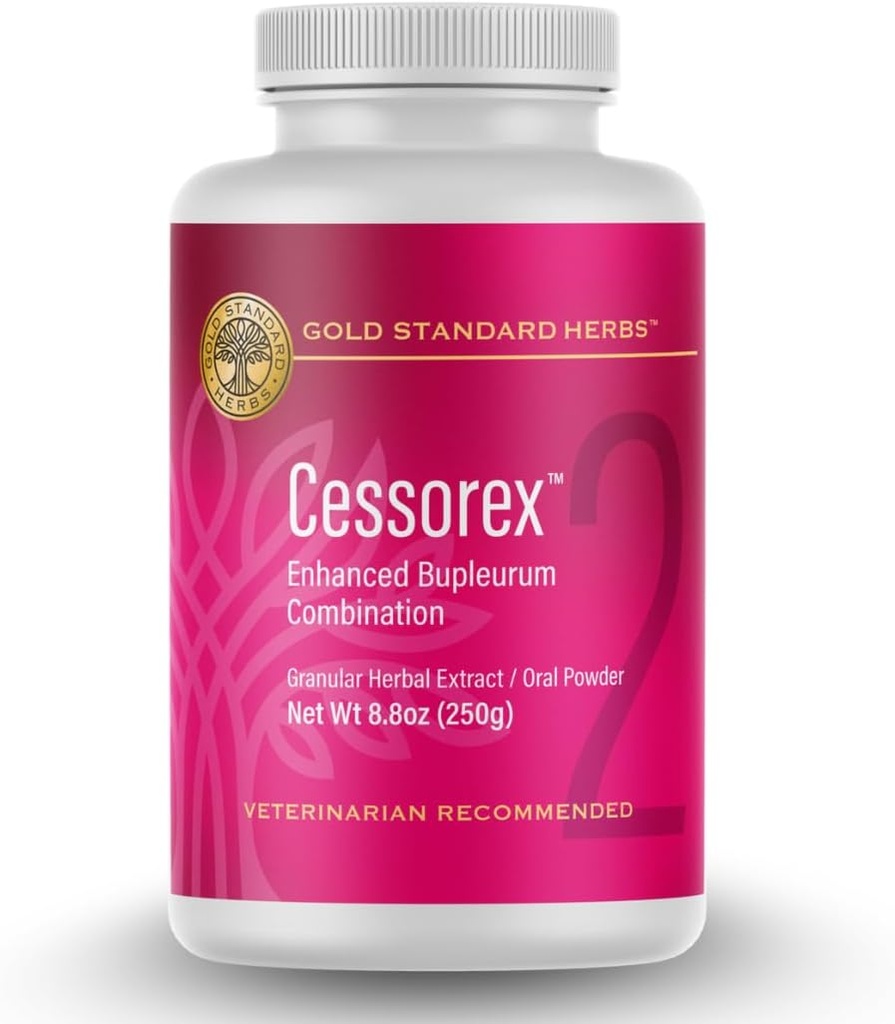 Cessorex Allergy Relief und Haut Immunfunktion Unterstützung Ergänzung für Hunde von Gold Standard Kräuter, Alle natürlichen Bupleurum Kombination, 250 Gramm Pulver