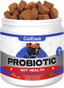 Probiotics for Dogs, 150 Chews Dog Probiotics for Digestive Health, Dog Probiotics Chews mit 6 Verdauungsenzymen für Gut Health, Durchfall, juckende Haut und juckende Ohren Immunität - Lambvor