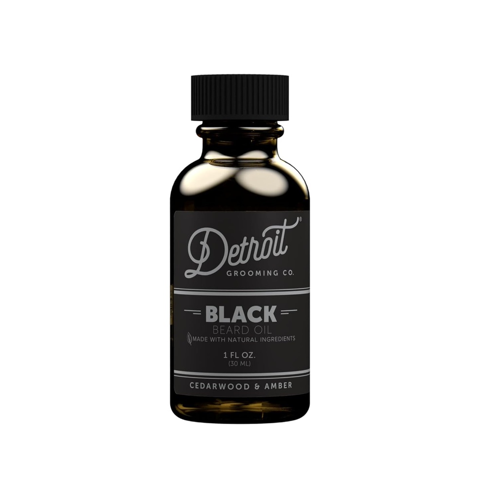 Détroit Huile de Barbe de Grooming Formule Hydratante et Nourrissante avec Vitamine