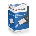 Ausgestattet sterile Non-Adherent 2" x 3" Gauze Pads Non-Adhesive Wound Dressing, Highly Absorbent & Non-Stick, Painless Removal-Switch, Individuell Wrapped for Extra Protection (Box von 100)