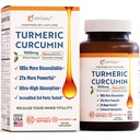 A1Vitalité NovaSOL Curcumin curcumin 1000mg – Prouvé cliniquement 185x Absorption supérieure – favorise le confort, la mobilité et le bien-être global – non-OGM, formule médicale, 60 Softgels.