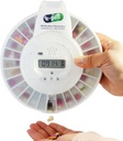 e-Pill MedTime Pro - Secure Locked Automatic Pill Dispenser with Clear Lid for Easy Monitoring and Reliable Medication Management