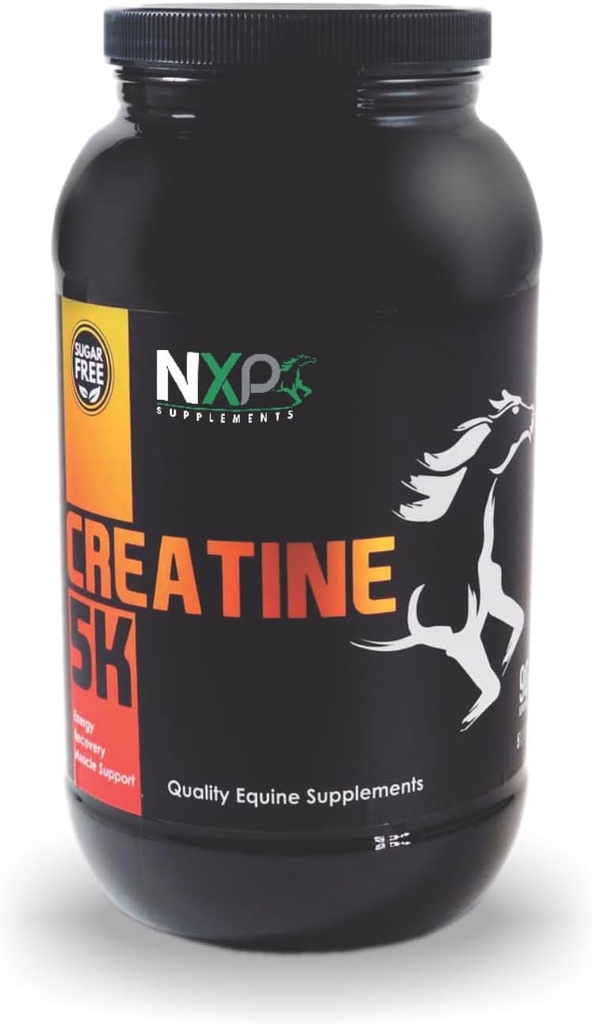 Creatine 5K - Energie Muskelunterstützung Erholung Kraftfestigkeit Ausdauer Stamina Ergänzungen für Pferde 5 lb (90 Portionen)
