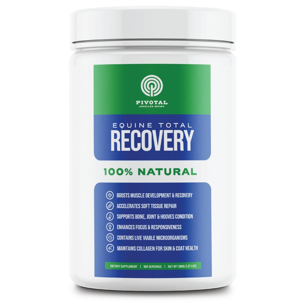 Equine Total Recovery Horse Supplement - 9 Equine Amino Acids Plus Probiotika für Pferde -100% Natural- No Added Sugar, No Soy, No Fillers - Pferde Joint Support Supplement (100 Portionen)