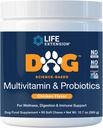 Life Extension Dog Multivitamin & Probiotics - Hundefutter für Gesundheit, Verdauung und Immununterstützung - Vitamine, Probiotic Blend, Colostrum (Bovine) - 90 Soft Chews