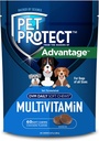 Animaux de compagnie Protégez les multivitamines de chien, le DVM formulé par les vétustes, soutient la santé et le bien-être continus, le poulet-arôme (60 comte)