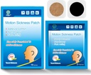 KONGDY 10 comtes Motion Maladie Patches pour enfants Adultes, Seasick Patch pour croisière de voyage avec imperméable et non somnolent, Sea Maladie Patches Derrière l'oreille
