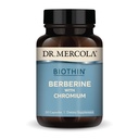 Dr. Mercola Biothin Berberine mit Chrom - Unterstützt gesunde Stoffwechselfunktion - Verbesserte Absorption - Non-GMO, Gluten-Free & Soy-Free - 30 Kapseln (30 Portionen)