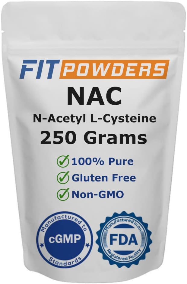 NAC Pulver N-Acetyl L-Cystein Pulver Scoop enthalten (250 Gramm)