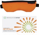 Revolutioneyes Heated Eye Compress - Feuchtigkeitswärme für trockenes Auge Relief, waschbar, wiederverwendbar & Mikrowellenherd Maske für MGD, Blepharitis Dry Eye & Styes mit Sterileyes Protection