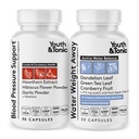 Suppléments de soutien à la pression artérielle/diurétiques naturels pour la rétention d'eau et capsules BP pour maintenir une bonne santé circulatoire / 60 CPS pour les femmes et les hommes
