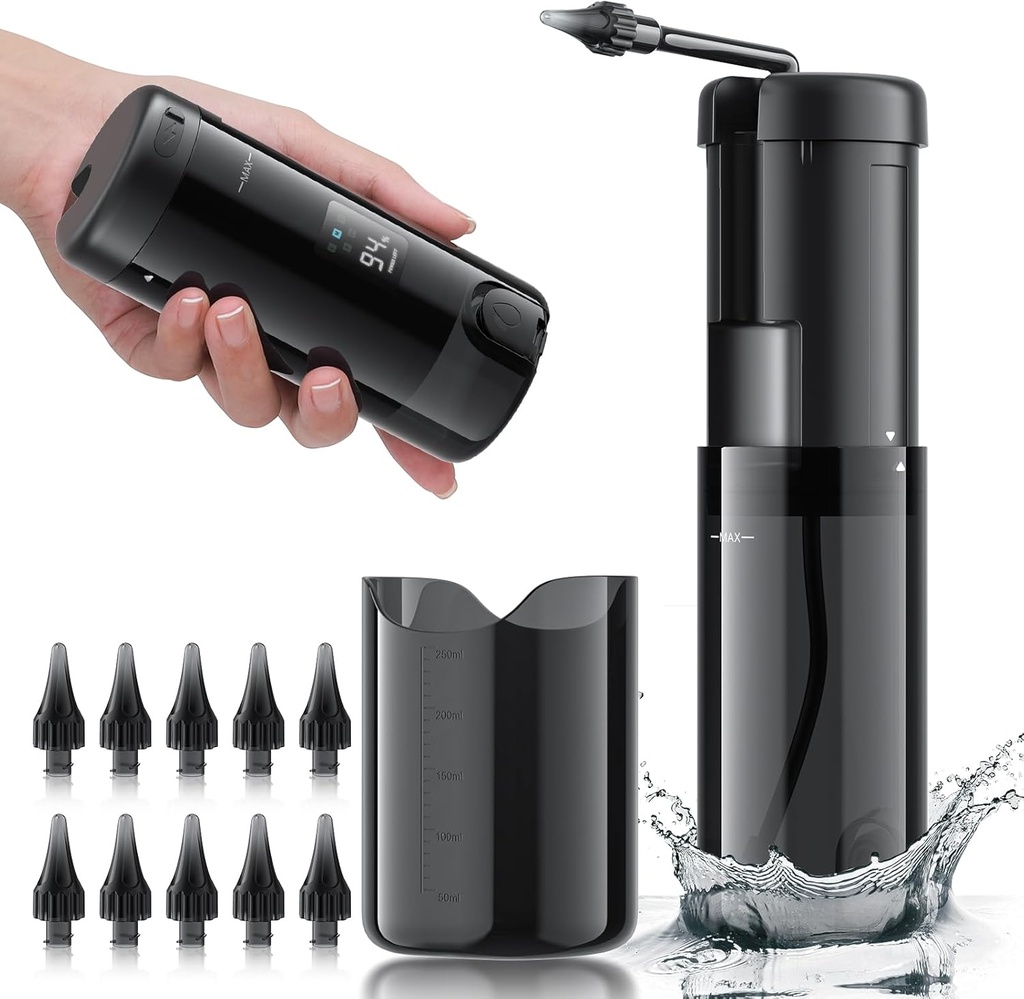 Ear Wax Entfernung - Ear Cleaner, Ear Cleaning Kit mit 5 Druckmodi, Safe und Effektive Ear Cleaning Tool, Ohr Bewässerungssystem mit USB wiederaufladbar