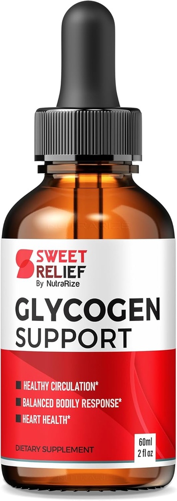 NutraRize Sweet Relief Glycogen & Gelenk Support Drops, Sweet Relief Detox Support Cleanse Renew, Sweet Relief Haar Prostata und Körpergesundheit für Pilz Fortgeschrittene Unterstützung Formel (30 Servierungen)