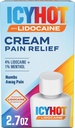 Icy Hot Max Stärke Schmerzlinderung Creme mit Lidocaine Plus Menthol, 2,7 Unzen