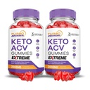Laboratoires justifiés (2 Pack Turbo Ripped Keto ACV Gummies Extreme 2000MG Turbo Ripped Keto Gummies vinaigre de cidre de pomme formulé avec jus de betterave de grenade en poudre B12 Vegan Non OGM 120 Gummys