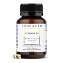 JSHealth Vitamine D3 1000iu Supplément pour une fonction musculaire saine, la santé des os et du coeur et le soutien immunitaire