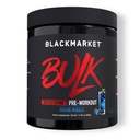 BLACKMARKET avant l'entraînement en vrac - Pré-entraînement boisson énergétique pour les hommes 30 portions - pré-entraînement boisson poudre avec créatine (Razz bleu)