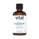 Vital Nährstoffe - Ultra Pure Cod Liver Oil 1025 (Pharmaceutical Grade) - 100% reines norwegisches Cod Liver Öl - 200 ml pro Flasche
