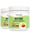 NaturalSlim MagicMag Magnesium Citrate Powder for Stress, Constipation, Muscle & Heart Health, Better Rest & Digestive Support, Magnesium Supplement for Women and Men, 8 oz (2 Pack) – Raspberry Lemon