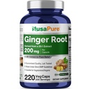 NusaPure Ginger Root Capsules, 200 mg, 220 gélules (non OGM, végétalien)