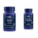 Extension de vie Super Ubiquinol CoQ10 avec PQQ, CoQ10, PQQ & N-acétyl-L-Cystéine (NAC), Immuni, respiratoire, santé du foie