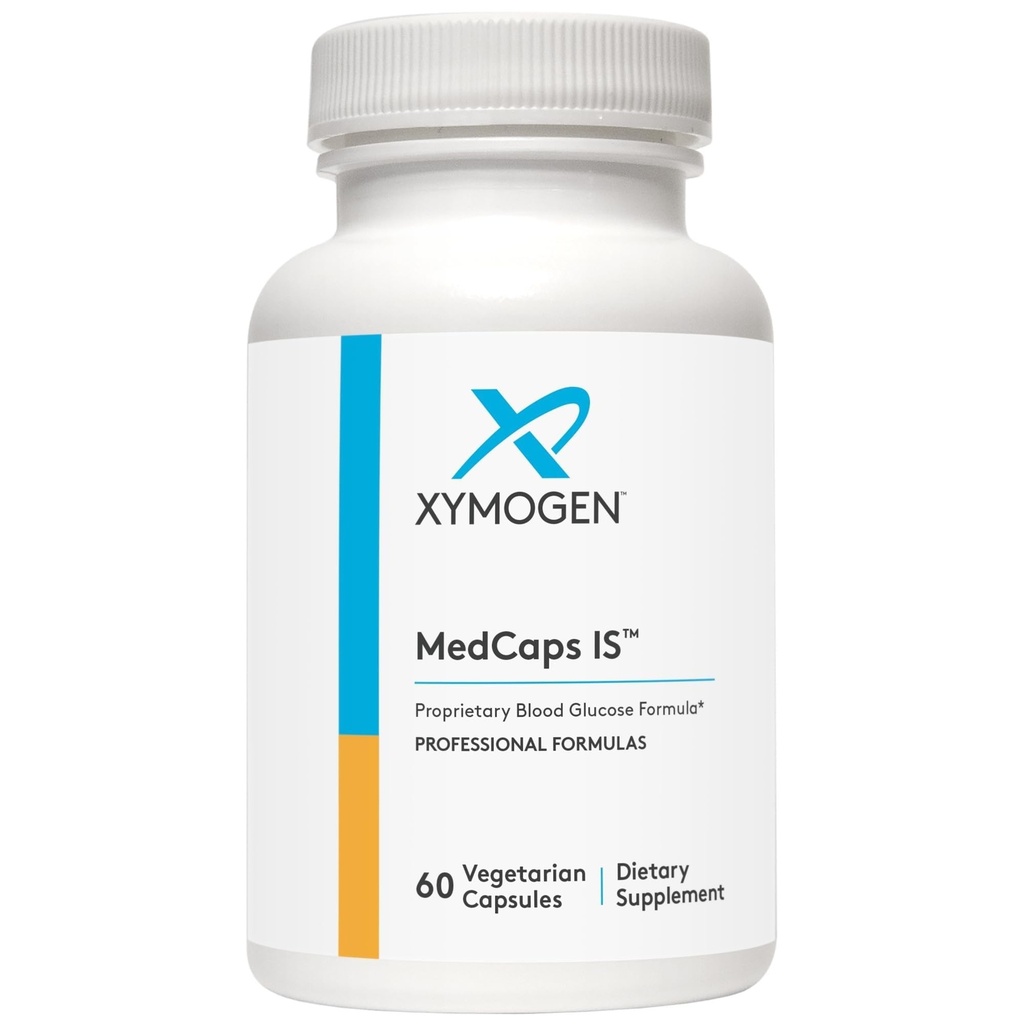 XYMOGEN MedCaps est - Herbal + Nutrient Support for Metabolic Health - Inclut Chromium, Biotine, Niacine, Thiamin, Vanadium, Extrait de Fenugreek, Extrait de Gourd, Gymnema 5:1 Extrait (60 Capsules)
