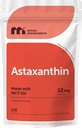 Micro-ingrédients Astaxanthine 12mg avec huile MCT, 120 Softgels, 4 mois d'approvisionnement