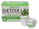 Greenside Detox Kräutertee Single Serviertassen Cups für jeden Tag - Reinigungs- und Revitalisierung Body Supplements - 10 Tassen (3-Gramm Servieren/Cup)