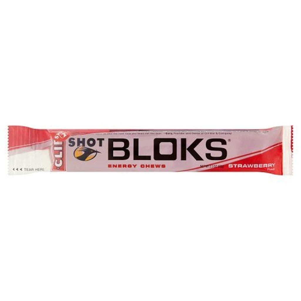 Fraise de gel de shot Clif, 2,1 oz