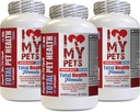 I LOVE MY PETS LLC Immunität für Hunde - Hund Total PET Gesundheit - Premium Formel - Best Complex - Hund Vitamin b Complex - 3 Flaschen (180 Bäume)