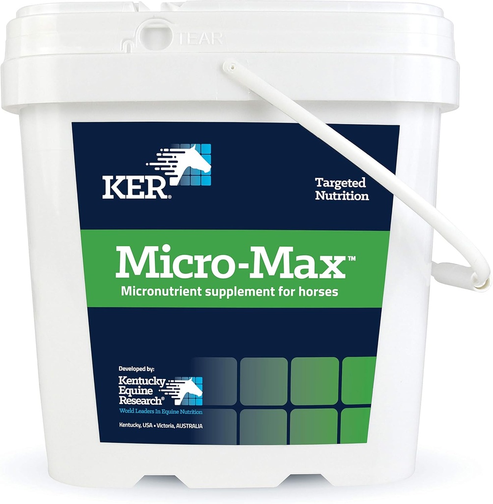 Kentucky Equine Research Micro-Max: Mikronährstoffergänzung für Pferde, 4,5 kg (79 Portionen)
