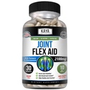 Kaya Naturals Mobility Flex Aid - Mobility Support Supplement für Männer und Frauen - Turmeric Capsules with Glucosamine Sulfate - für Knieunterstützung und Mobilität Gesundheit - 30 Count