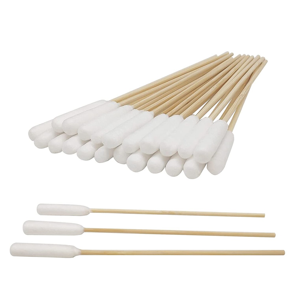 6 pouces Long coton Swabs de moyennes et grandes animaux de compagnie Oreilles Nettoyage ou maquillage 100pcs