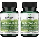 Sulforaphane de Swanson - Extrait de sprout de brocoli soutenant la santé cellulaire, IG et hépatique - Supplément naturel normalisé à 0,4 % de sulforaphane - (60 gélules de Veggie, 400 mcg chacune) (2 boîtes)