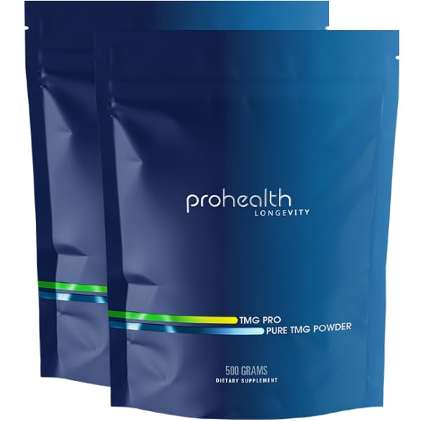 ProHealth Longevity TMG Pro 1 Kilo Bulk Powder (Trimethylglycin - Betaine Anhydrous) - Methylierungsunterstützung