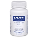 Pure Encapsulations Green Tea Extract (dekoffeiniert) | Hypoallergene Antioxidante Unterstützung für alle Zellen im Körper* | 120 Kapseln