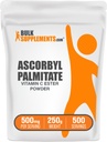 BulkSupplements.com Ascorbyl Palmitate Powder - Vitamin C Ester, Vitamin C Supplement - Glutenfrei, 500mg pro Servierung, 250g (8,8 oz) (Pack von 1)