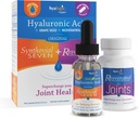 Hyalogic Synthovial Seven Hyaluronsäure Liquid & Resveratrol Kapseln - HA Support - Vegan - 1 Unze