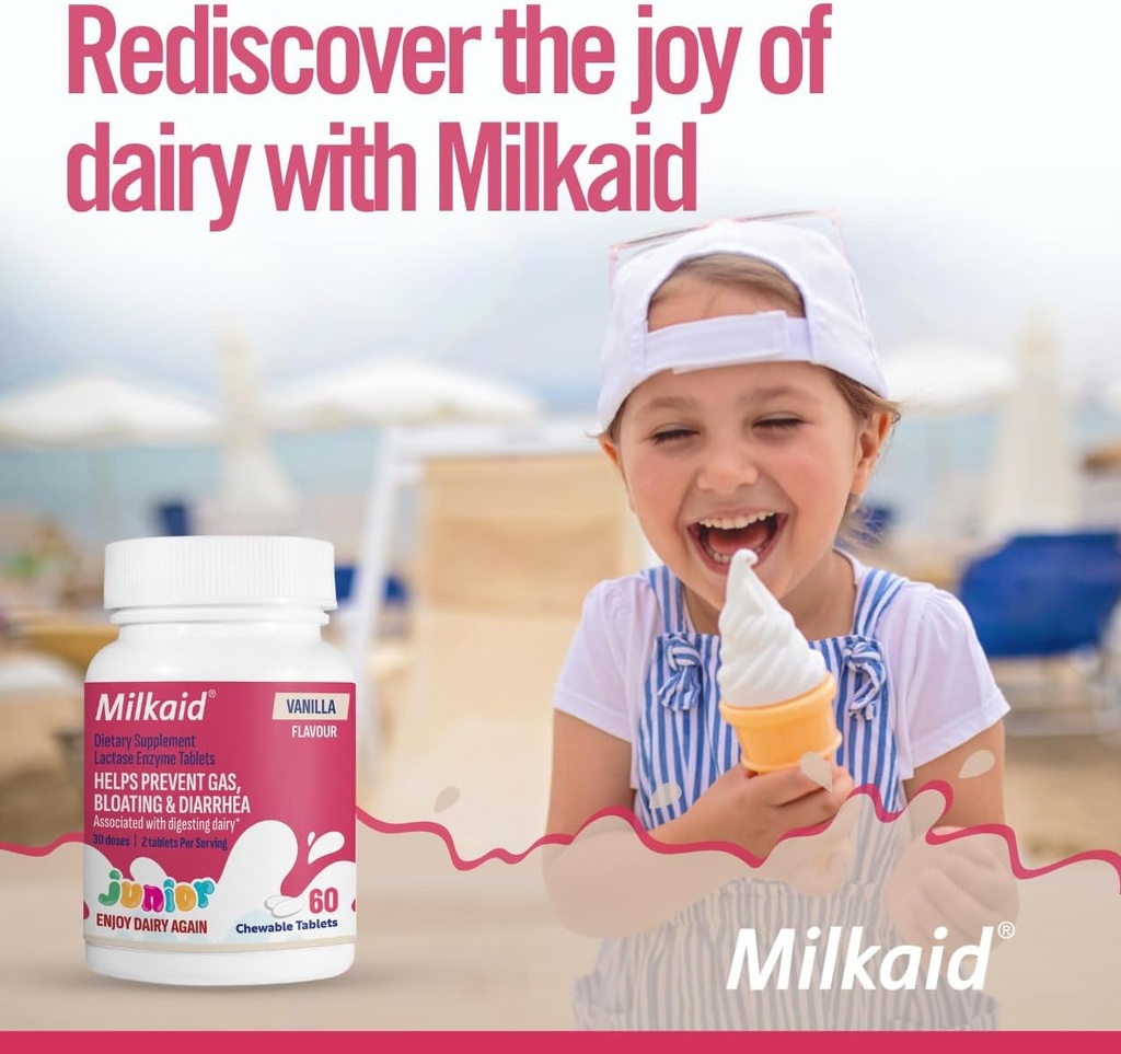 Laitaid Junior Flavor Pack (en anglais seulement) aide à prévenir le gaz, le bluff, la diarrhée chez les enfants (en anglais seulement)