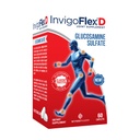 INVIGOFLEX® D - 1500mg de sulfate de glucosamine (formulation classique) - Supplément de joint premium pour les genoux, les mains, le dos et le soutien de hanche D: sulfate de glucosamine, caplets - 60 Ct