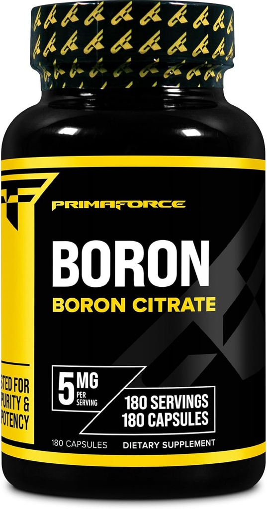 PrimaForce Boron Capsules 5mg, 180 Capsules végétariennes