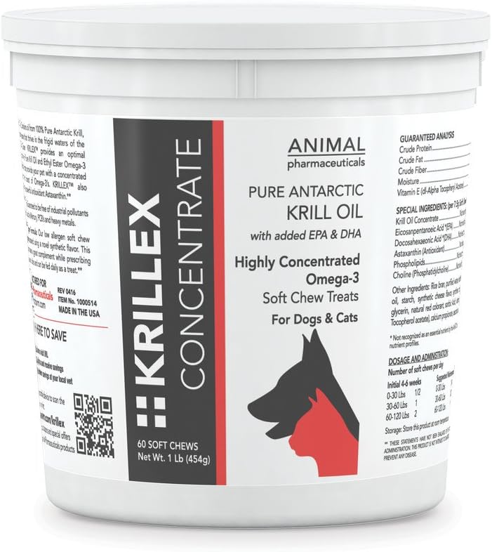 Tierarzneimittel 60 Count Krillex Konzentrat Formel Supplement