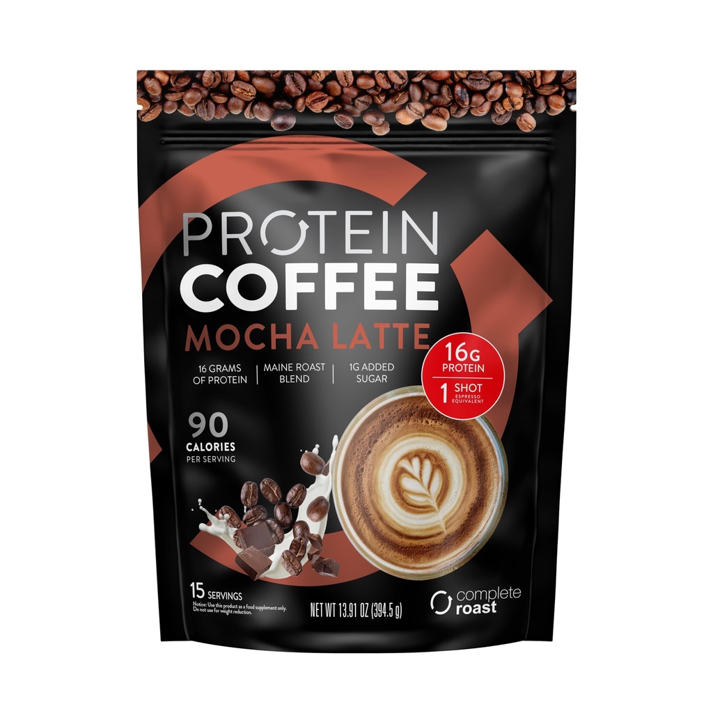Rôtissement complet- Mocha Latte- Protéine gourmande Café- Maine Rôtissement Mélange