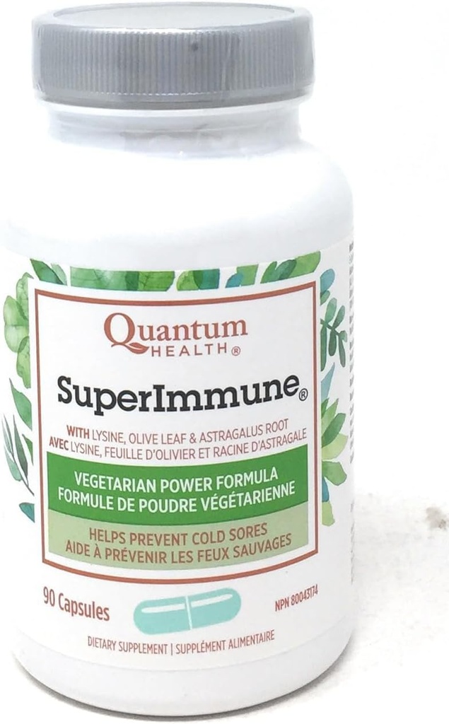 Quantum Health Super Immune+ Power Formula Nahrungsergänzung, 90 Vegetarische Kapseln