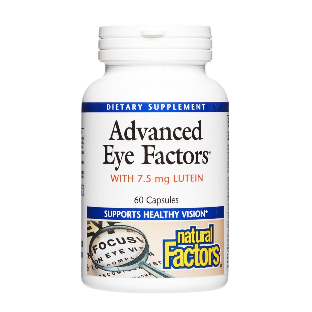Facteurs naturels, facteurs oculaires avancés, antioxydants pour une vision saine avec la lutéine et la zéaxanthine, 60 capsules