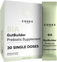 Präbiotika für Verdauungs- und Immunsystem-Unterstützung – Ballaststoffe, Antioxidantien & Superfoods für Gutbarriere Stärke & Gut Microbiome Balance | 30-Day Supply | Codex Labs BIA GutBuilder