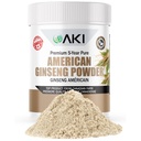 AKI American Ginseng Powder mit 4% Ginsenosides - Ideal für Kaffee, Getränke wie Glattwaren - Pack von 1 (1.5oz/42.5g)