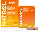 Équilibre rapide de Natrol Monnaies heureuses, Supplément occasionnel de soulagement du stress, 30 Monnaies, 15 jours d'approvisionnement